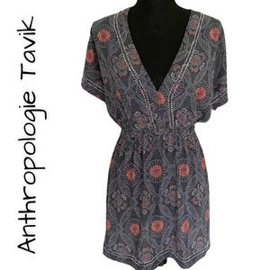 ANTHROPOLOGIE TAVIK Alma Rose Beach Dress, Size Small